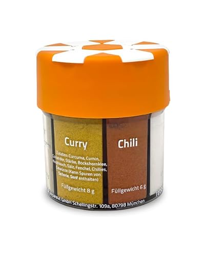 ration1 Gewürzstreuer XXL 6 in 1 Set für...