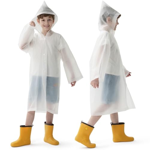 Opret 2 Stück Regenponcho Kinder,...