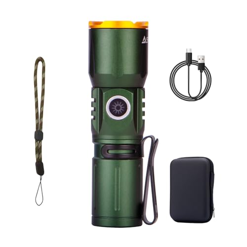 ASORT LED Taschenlampe Mini Extrem Hell 5000...