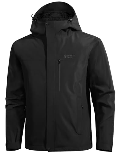 Pioneer Camp Herren Regenjacke Wasserdicht...