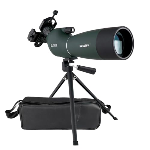 Svbony SV28 Spektiv mit Stativ 25-75x70, BAK4...