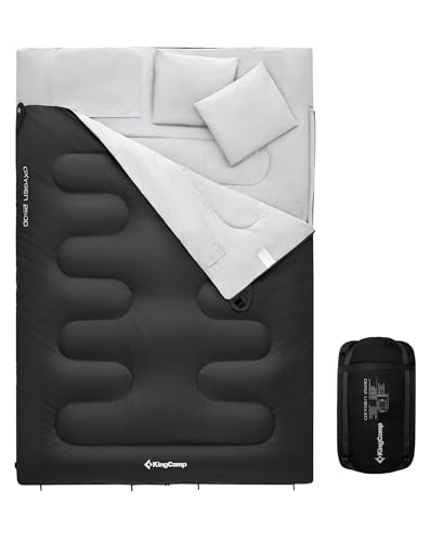 KingCamp Doppelschlafsack Schlafsack...