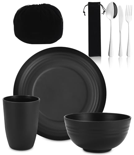 Camping Besteck Set, Camping Geschirr...