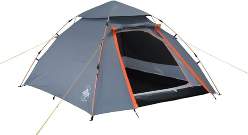 Lumaland Outdoor Pop Up Kuppelzelt Wurfzelt 3...
