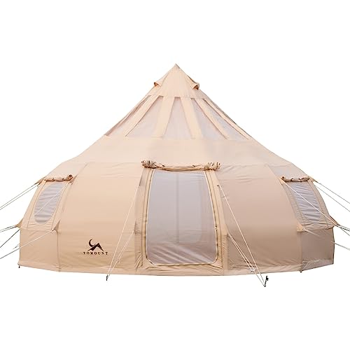 TOMOUNT Tipi Baumwolle Zelt 8 Personen...