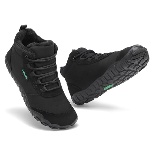 SAGUARO Barfuss Schuhe Damen Winter...