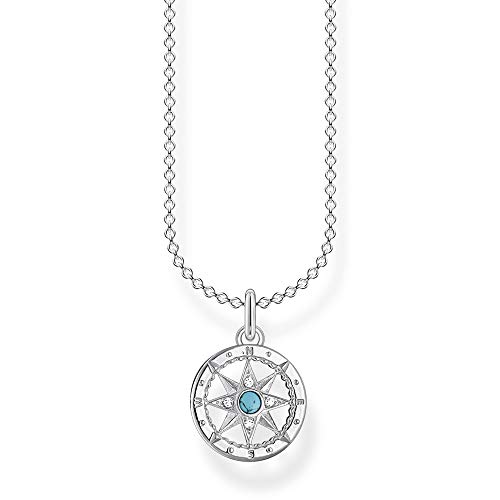 Thomas Sabo Damen Halskette Kompass silber...