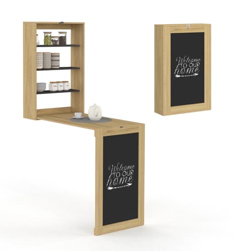 IDMarket - Wandtisch, klappbar, Macchia, mit...