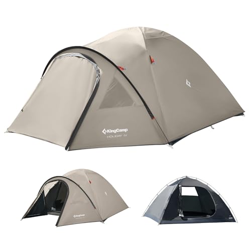 KingCamp Camping Zelt für 4 Personen...