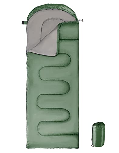 LONENESSL Schlafsack mit Kapuze,, warm,...