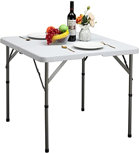 HollyHOME Klapptisch Quadratisch 87cm...