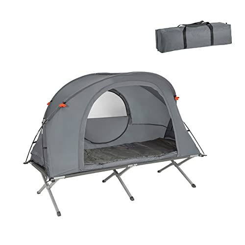SoBuy faltbar Survival-Zelt Feldbett mit Zelt...