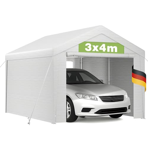 Zeltgarage Pavillon 3x4m mit wetterfester PE...