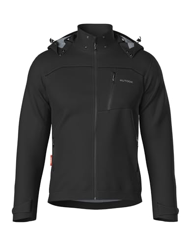 KUTOOK Softshelljacke Herren Winter...