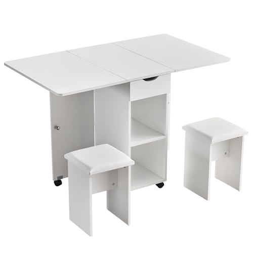 EROMMY Essgruppen120x70x76cm, klappbarer...