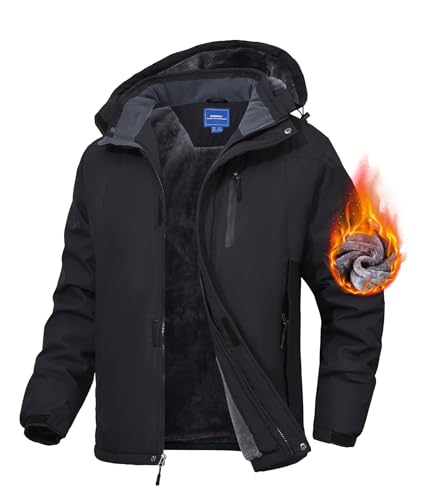 Zoofly Snowboardjacke für Herren Skijacke...