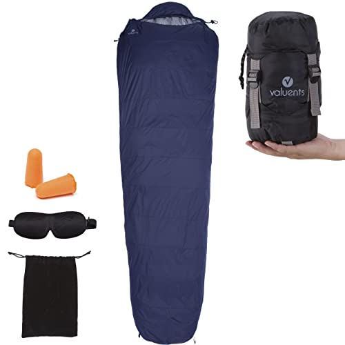 valuents Outdoor Daunenschlafsack 215cm–...