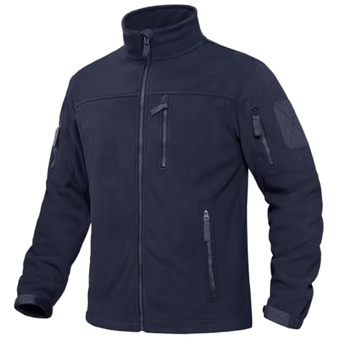 KEFITEVD Warme Herren Polar Fleece Jacke...