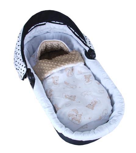 BabyLux FUßSACK 90cm Minky Babyschale...