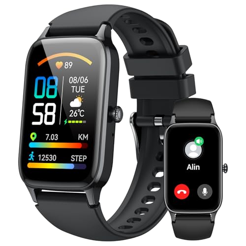 Smartwatch Herren Damen, 1,57'HD Fitnessuhr...