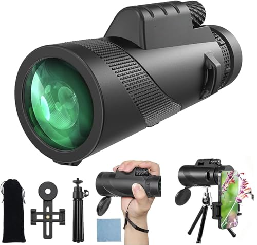 12x50 Zoom Monokular Teleskop Erwachsene, mit...