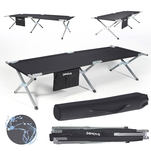 24MOVE® Feldbett Campingbett bis 200 kg...