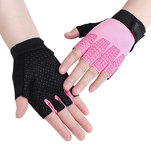 Kinder Fingerlose Handschuhe Sport Halbfinger...