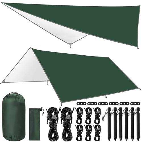 TEWWCEO Zeltplane 3x3m,Camping...