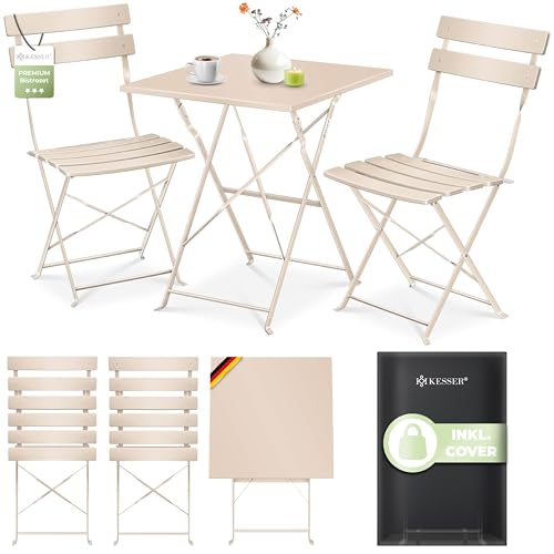 KESSER® Bistroset 3-teilig mit Bistrotisch &...