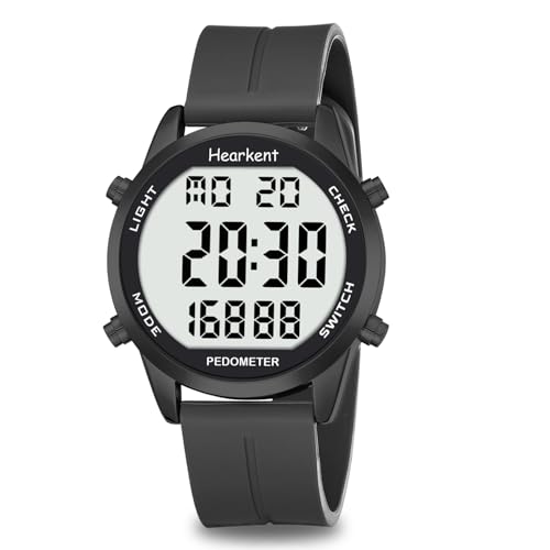 Hearkent Herren Schrittzähler Uhr Ohne...