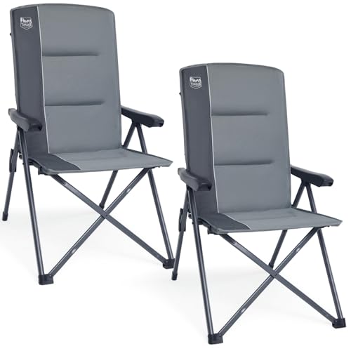 TIMBER RIDGE 2er Campingstuhl Faltbar Hohe...
