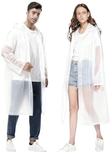 Gerhannery 2 Stück Regenponcho...