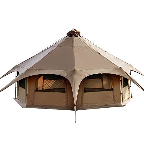 TOMOUNT Tipi Zelt Baumwolle 6-8 Personen...