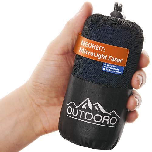 Outdoro Hüttenschlafsack - nur 210 g aus...