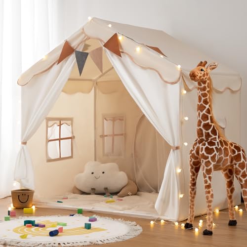 besrey 2 IN 1 Kinderzelt, Kinder Spielhaus...