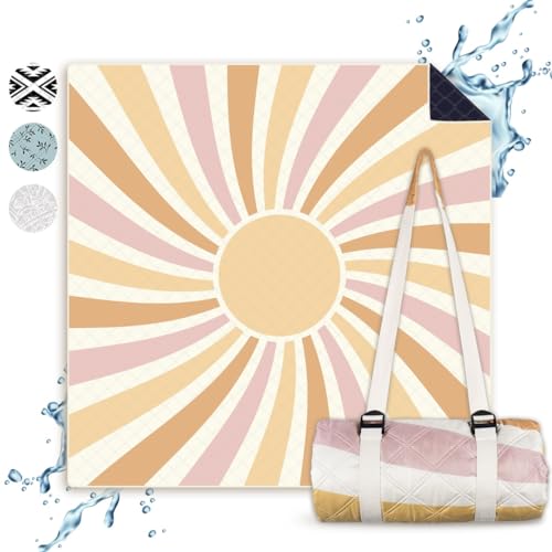 NAYA STUDIOS® Picknickdecken (Sonne) - extra...
