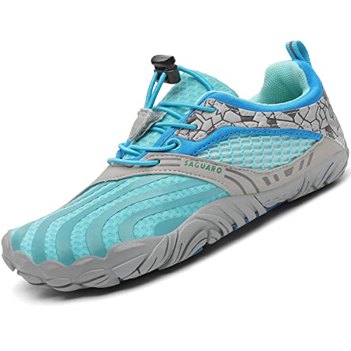 SAGUARO Kinder Barfußschuhe Traillaufschuhe...