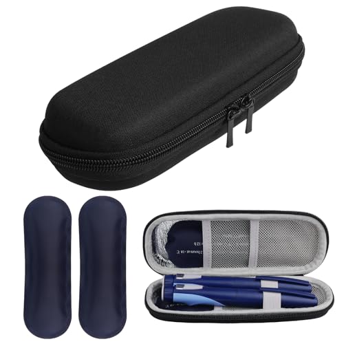 ACWOO Insulin Kühltasche Mit 2 Kühlakku,...