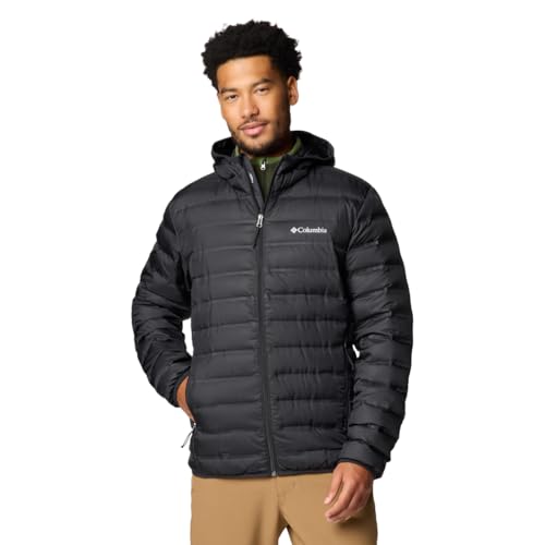 Columbia Herren-Daunenjacke mit Kapuze, Lake...