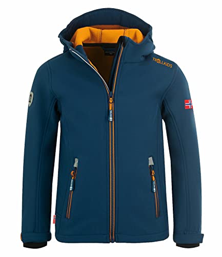 Trollkids Kinder Softshell Jacke Trollfjord,...