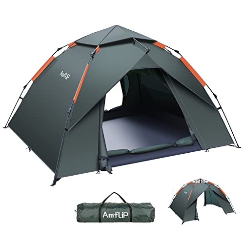 Amflip Camping Zelt Automatisches 3 Mann...