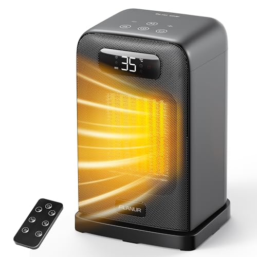 FLANUR Heizlüfter Energiesparend, 1500W PTC...