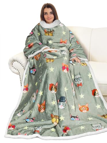 Catalonia Classy Decke mit Ärmeln als...