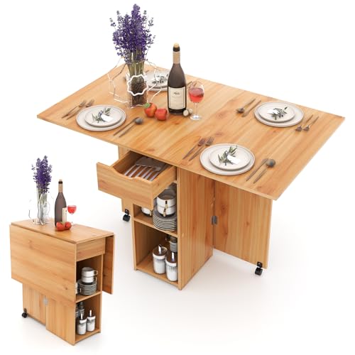 RELAX4LIFE Mobiler Klapptisch, Esstisch...