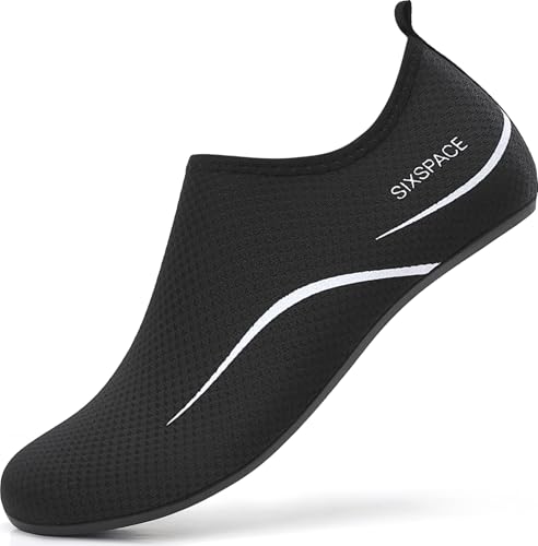 Sixspace Herren Damen Badeschuhe Wasserschuhe...