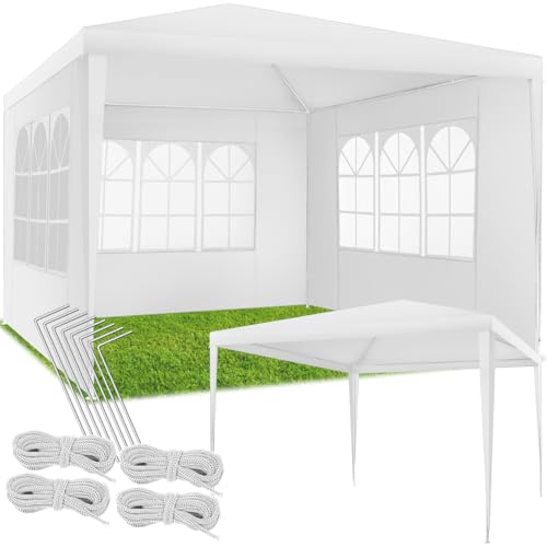 tectake® Pavillon 3x3 m, Zelt groß,...