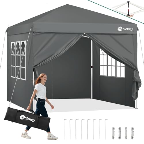 Sekey Pop Up Pavillon 3x3 Wasserdicht Stabil...