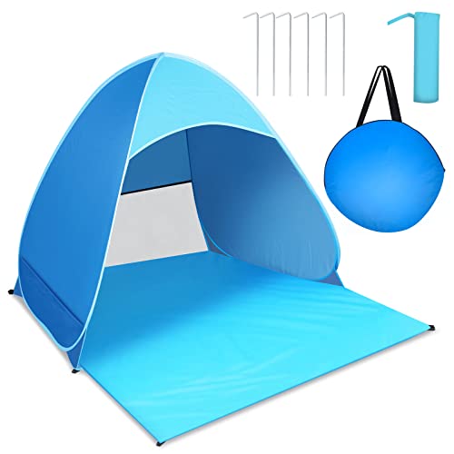 JOPHEK Pop-Up Beach Shelter, Beach Tent UPF...