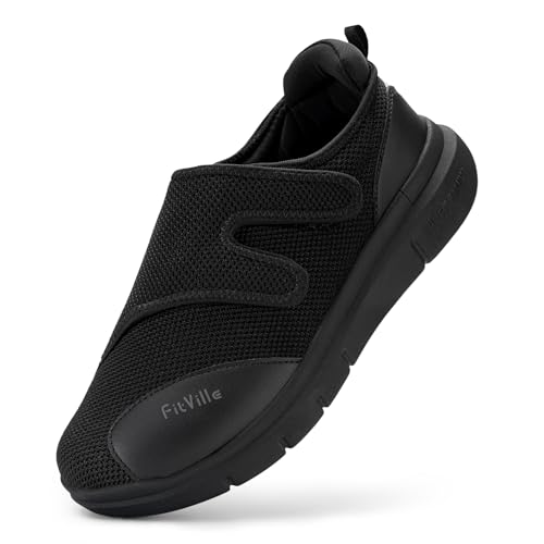 FitVille Extra Weite Reha-Schuhe Herren mit...