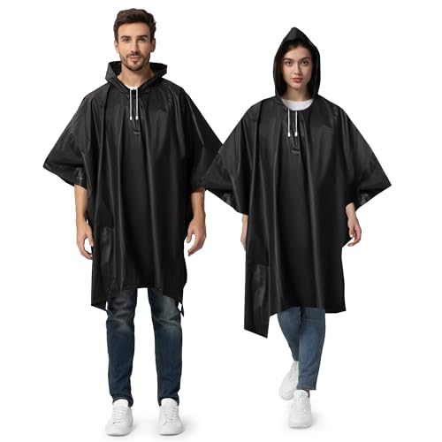 Opret Regenponcho Damen Herren Wasserdicht 2...